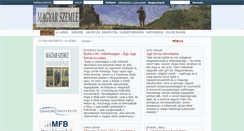 Desktop Screenshot of magyarszemle.hu